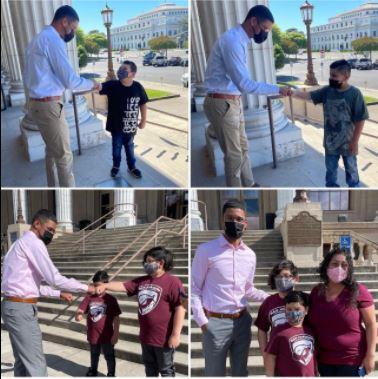 Students Meeting Mayor Lincoln